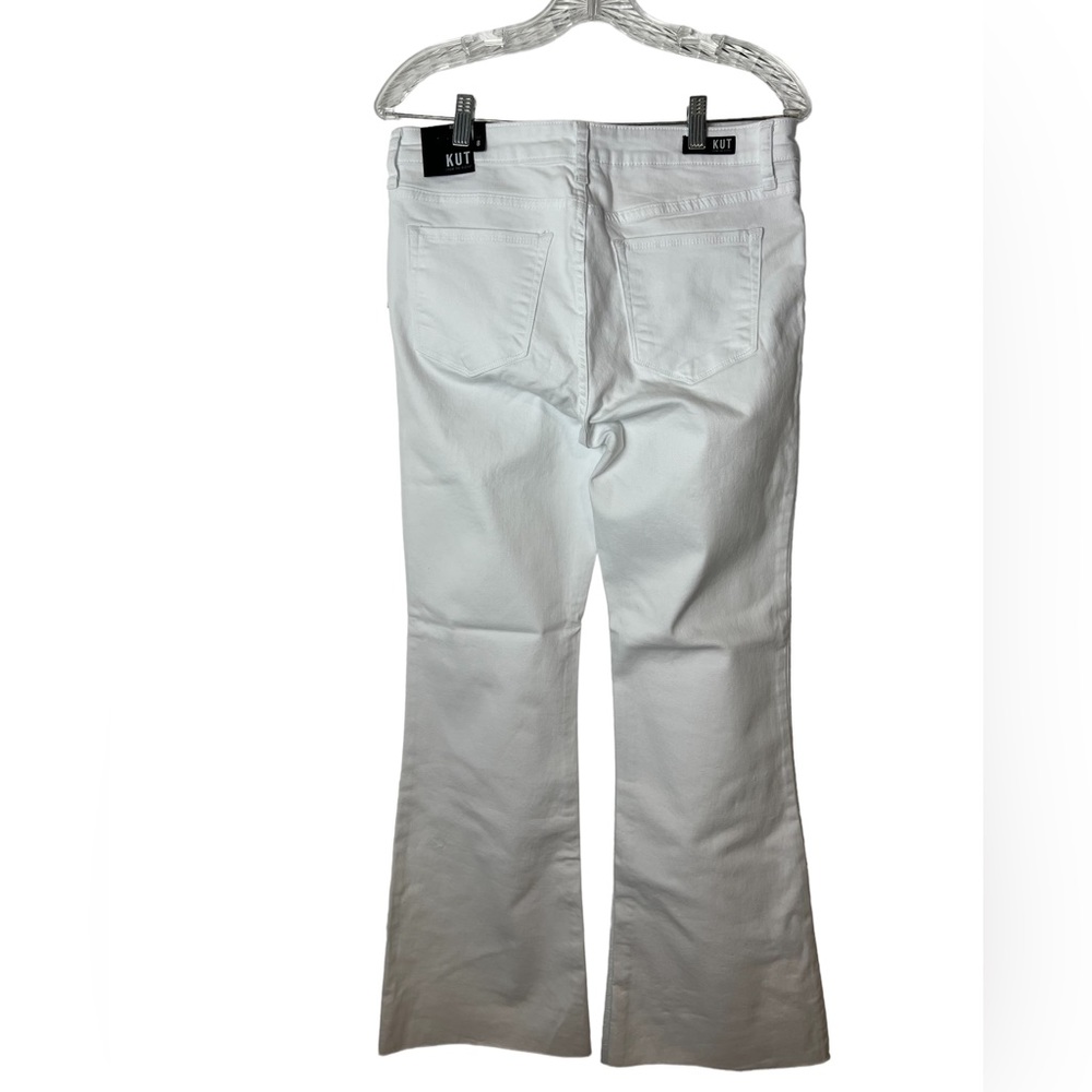Kut from the Cloth Stella Optic White High Rise Flare Jean - Picture 13 of 15